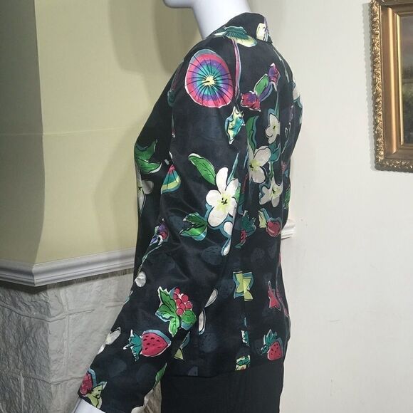 Louis Feraud Silk & Cotton Blazer - Picture 3 of 10